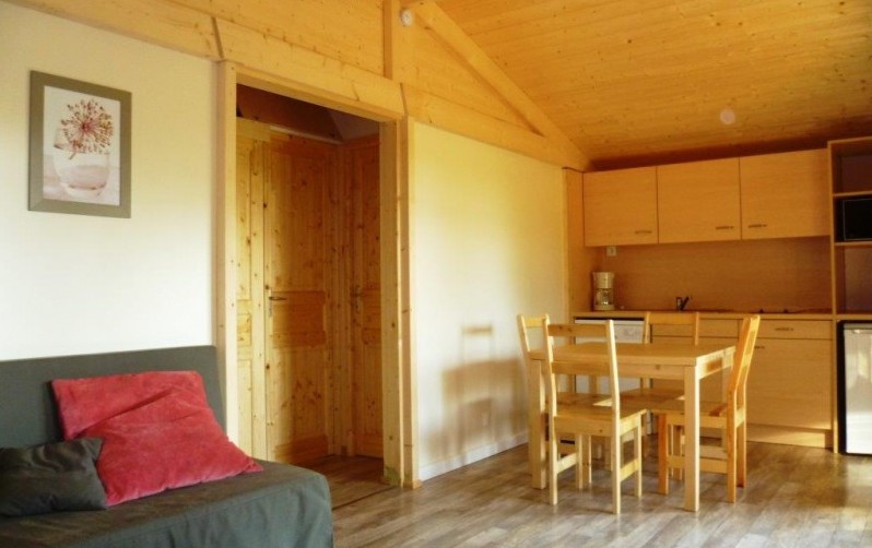 intérieur chalet au camping préfixe