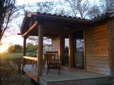 exterieur chalet camping