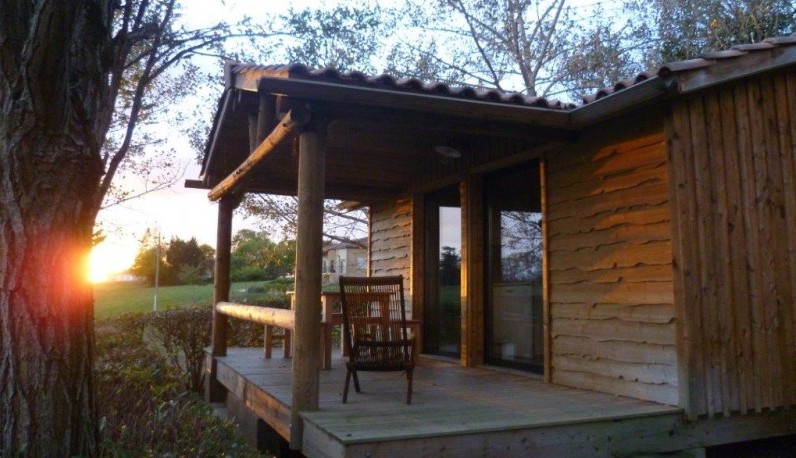 exterieur chalet camping